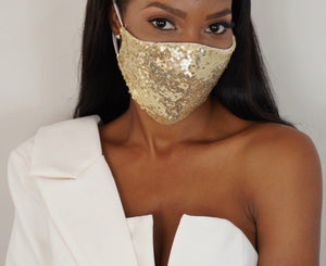 Gilded Fashion Face Mask